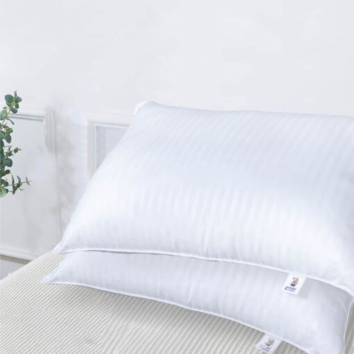 LUXURY PILLOW FROM GUMBO Down Alternative Rectangular white وسادة مريحة من القطن الناعم