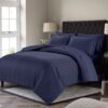 HOTEL COMFORTER WITH PRACTICAL MATERIAL King Pillow Cover, Comforter, Fitted Sheet Modern soft Hotel Collection blue لحاف فندقي عالي الجودة صحي ناعم ومريح في النوم