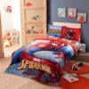 VELVET COMFORTER FOR KIDS 4 PCS Model Fea-Com-Kids Brand: Feature Spiderman Blue Smart, Velvet, Kids, Comforter Set, singleطقم لحاف , سمارت , مخمل, أطفال,