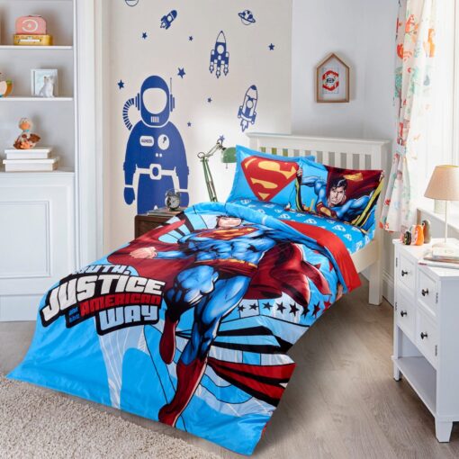 VELVET COMFORTER FOR KIDS 4 PCS Model Fea-Com-Kids Brand: Feature Spiderman light-blue Smart, Velvet, Kids, Comforter Set,single طقم لحاف , سمارت , مخمل, أطفال,